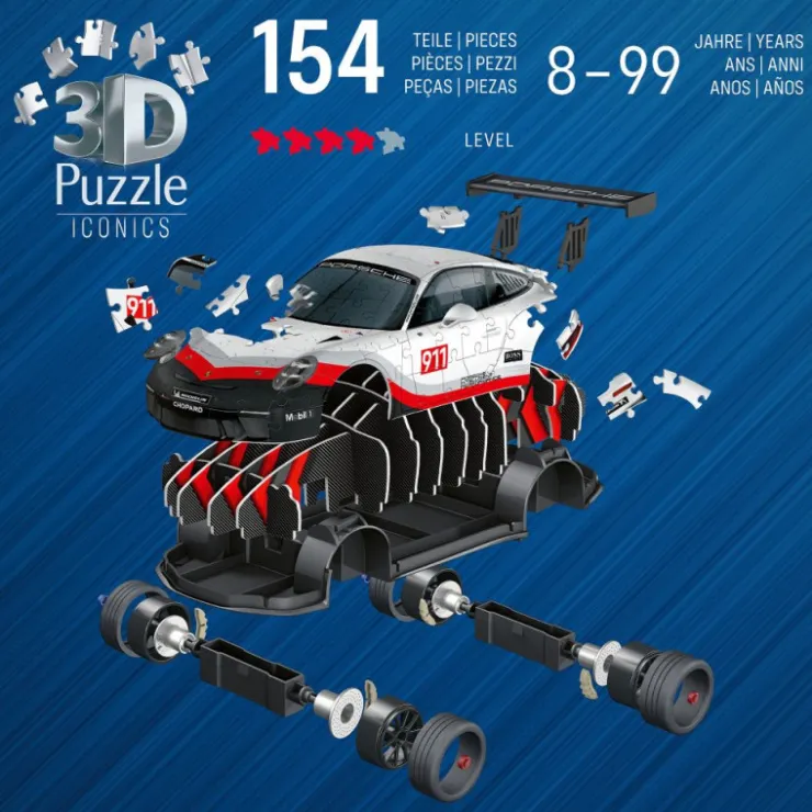 Ravensburger Puzzle 3D Porsche 911 GT3 Cup>Otras marcas Discount