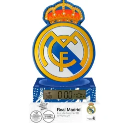 Real Madrid Lámpara 3D Alarma y Despertador>Otras marcas Online