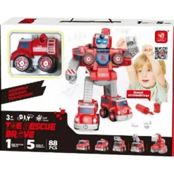 Robot Transformable 5 en 1>Otras marcas Hot