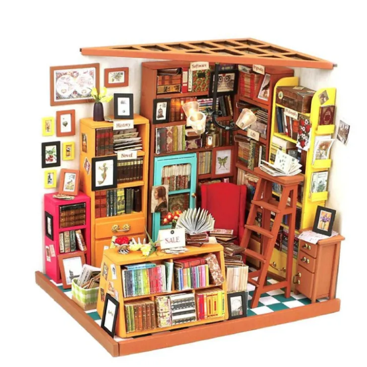 Robotime Biblioteca de Sam Maqueta>Otras marcas Outlet