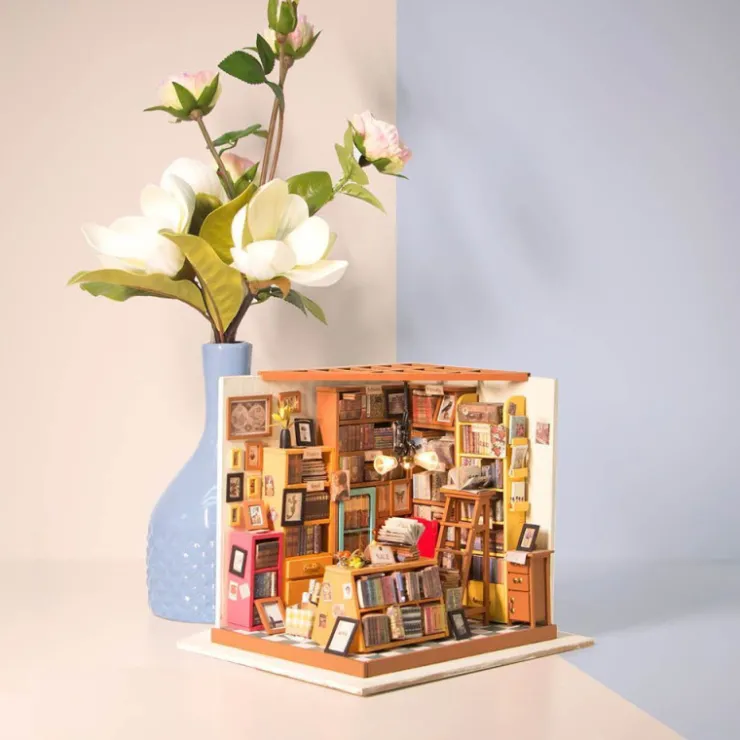 Robotime Biblioteca de Sam Maqueta>Otras marcas Outlet