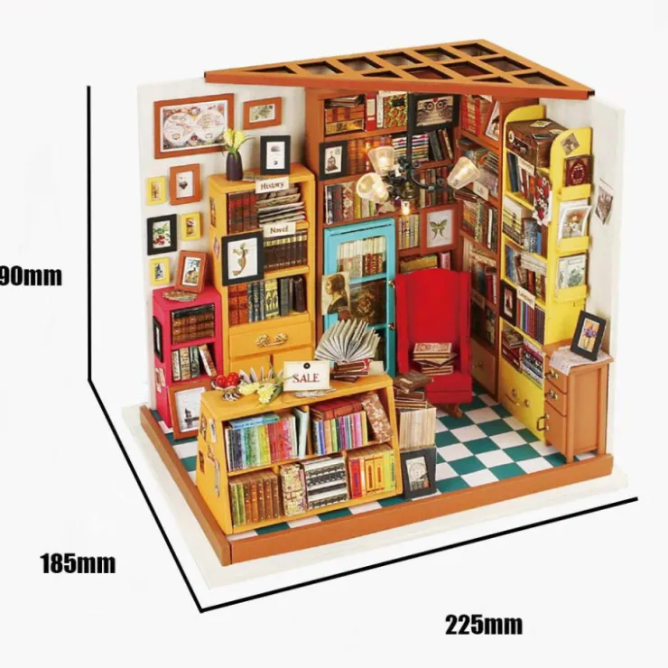 Robotime Biblioteca de Sam Maqueta>Otras marcas Outlet