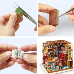 Robotime Biblioteca de Sam Maqueta><noscript><img width=