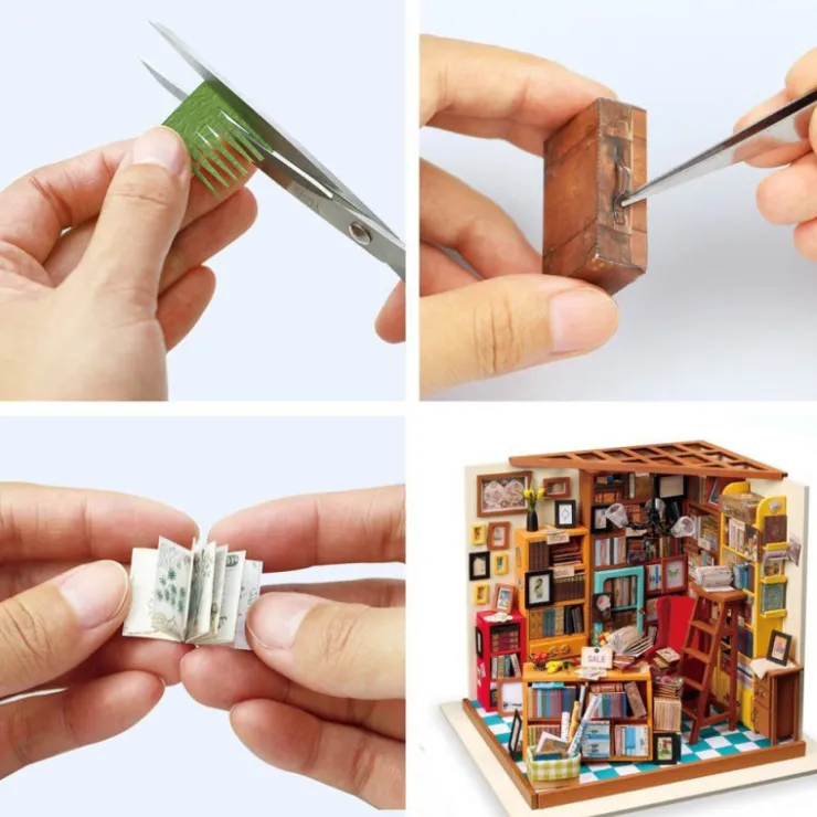 Robotime Biblioteca de Sam Maqueta>Otras marcas Outlet