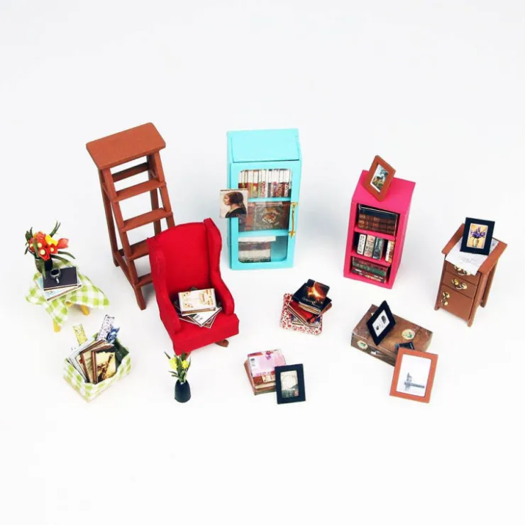 Robotime Biblioteca de Sam Maqueta>Otras marcas Outlet