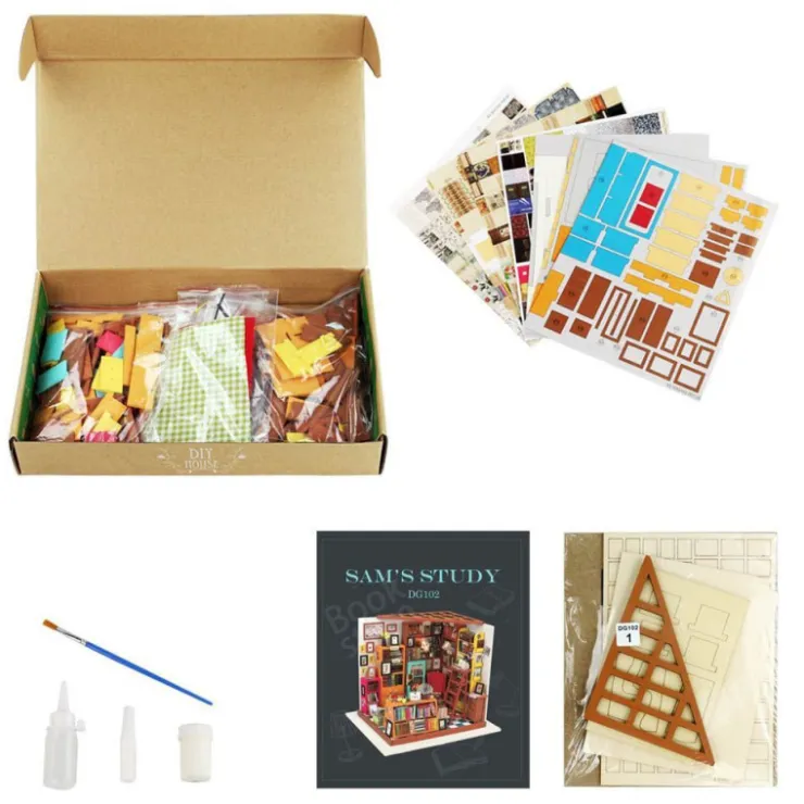 Robotime Biblioteca de Sam Maqueta>Otras marcas Outlet