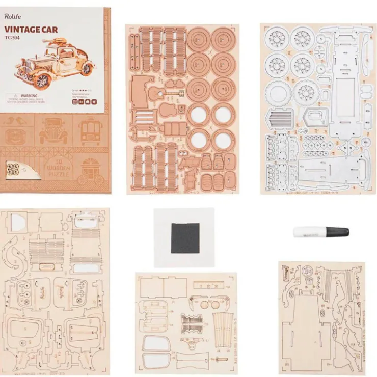 Robotime Coche Vintage Maqueta de Madera>Otras marcas Clearance