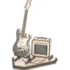 Robotime Guitarra Eléctrica con Amplificador Maqueta de Madera> Clearance