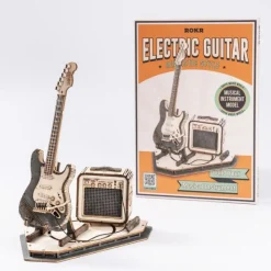Robotime Guitarra Eléctrica con Amplificador Maqueta de Madera> Clearance