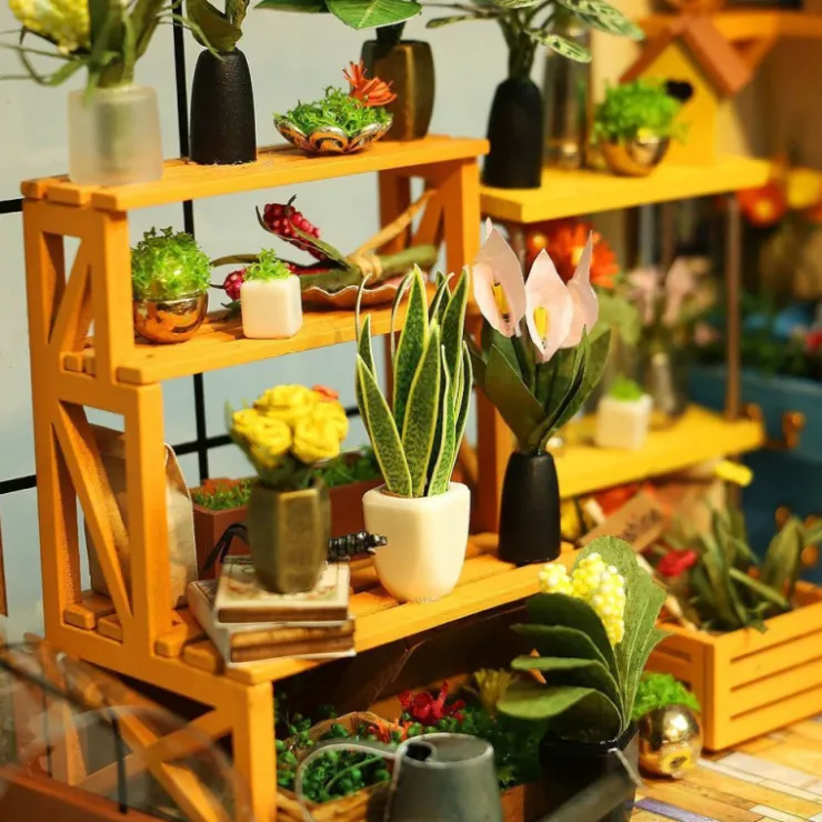 Robotime Invernadero de Katy Maqueta>Otras marcas