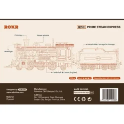 Robotime Prime Tren de Vapor Maqueta de Madera><noscript><img width=