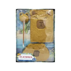 Set de Papelería Capibara con Bolígrafo, Libreta y Estuche Varios Modelos><noscript><img width=
