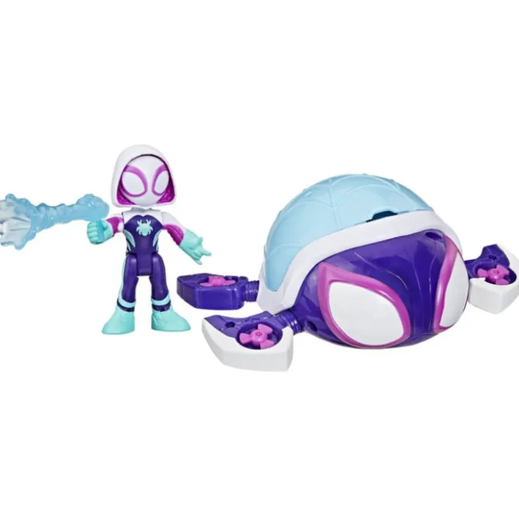 Water Webs Set Vehículo y Figura Tortuga Fantasma>Spidey and his amazing friends