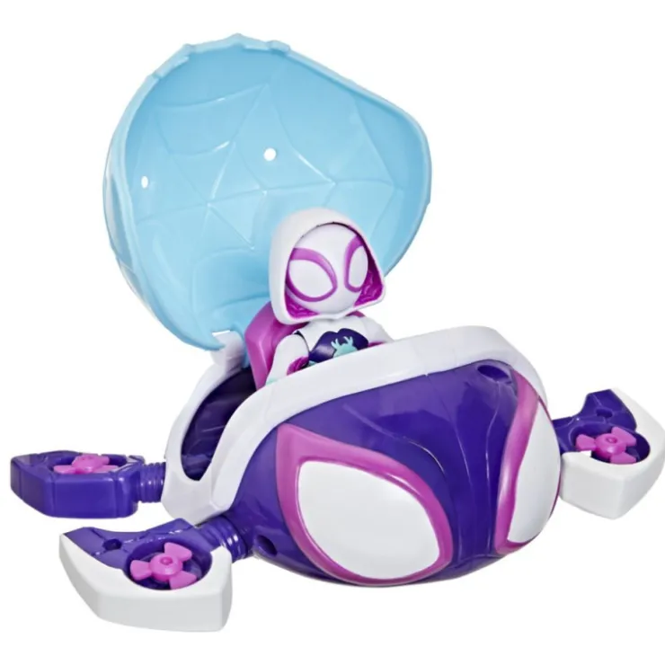 Water Webs Set Vehículo y Figura Tortuga Fantasma>Spidey and his amazing friends