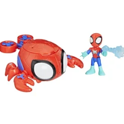 Water Webs Set Vehículo y Figura Aracno-Cangrejo>Spidey and his amazing friends Hot