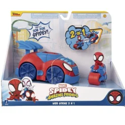 Vehículo Web Strike 2 en 1>Spidey and his amazing friends
