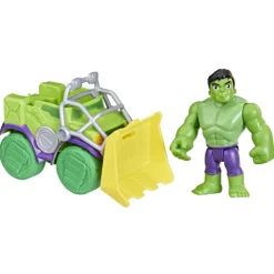 Spidey Set Figura y Camión Demoledor Hulk>Disney Clearance