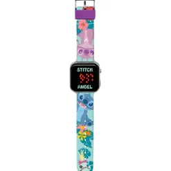 Stitch Reloj Led Tropical>Disney New