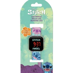 Stitch Reloj Led Tropical>Disney New