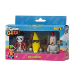 Stumble Guys Pack 3 Figuras Acción Varios Modelos><noscript><img width=
