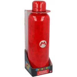 Botella Termo Acero Inoxidable 515 ml>Super mario