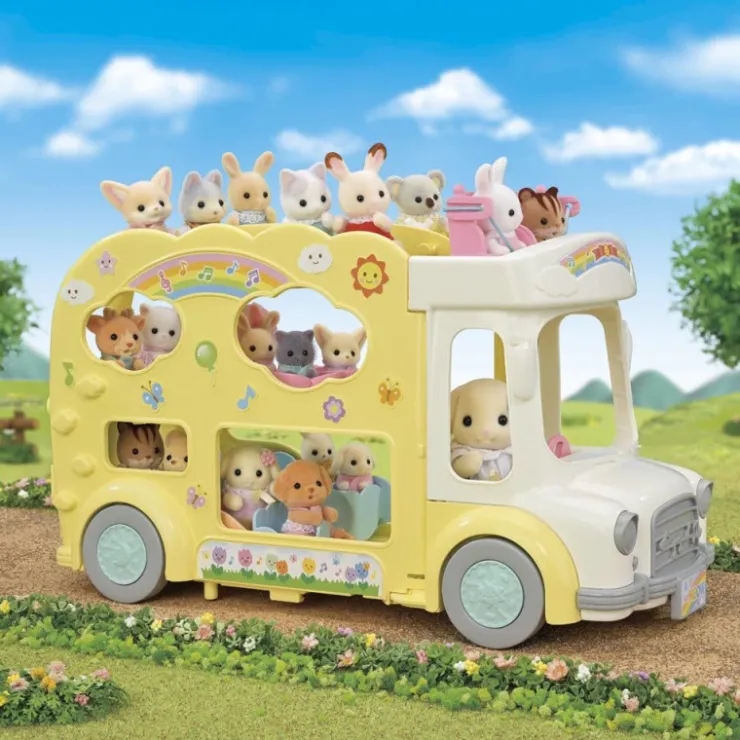 Autobús Arcoíris De La Guardería>Sylvanian families Hot