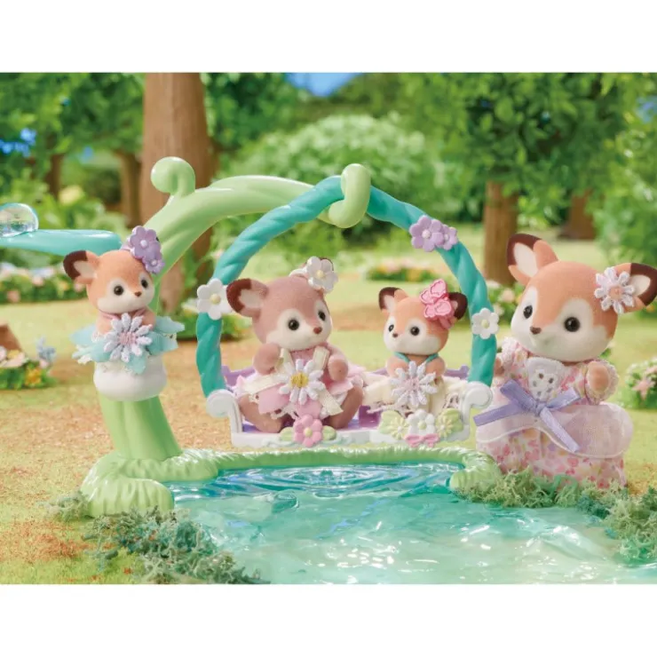Bebé Ciervo Columpio Floral>Sylvanian families Discount