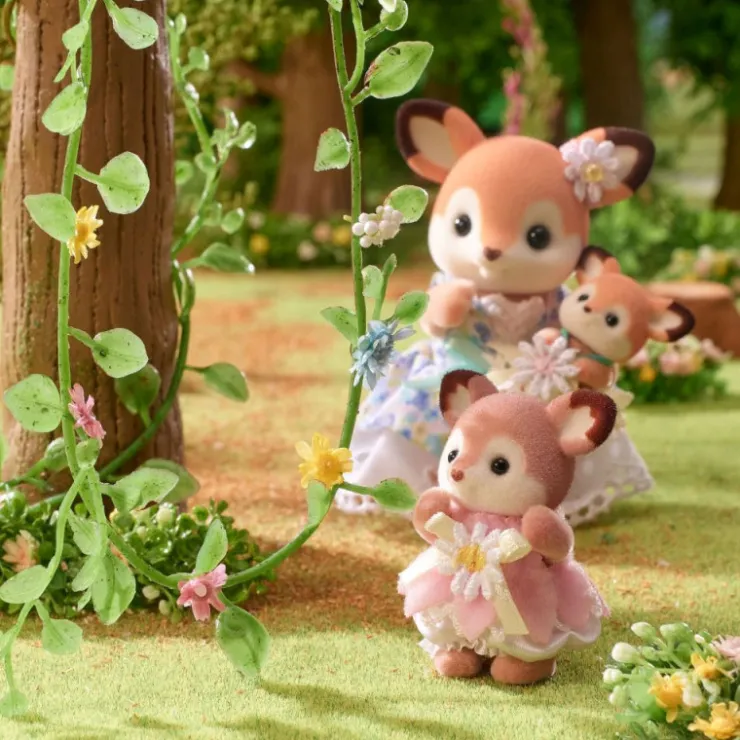 Bebé Ciervo Columpio Floral>Sylvanian families Discount