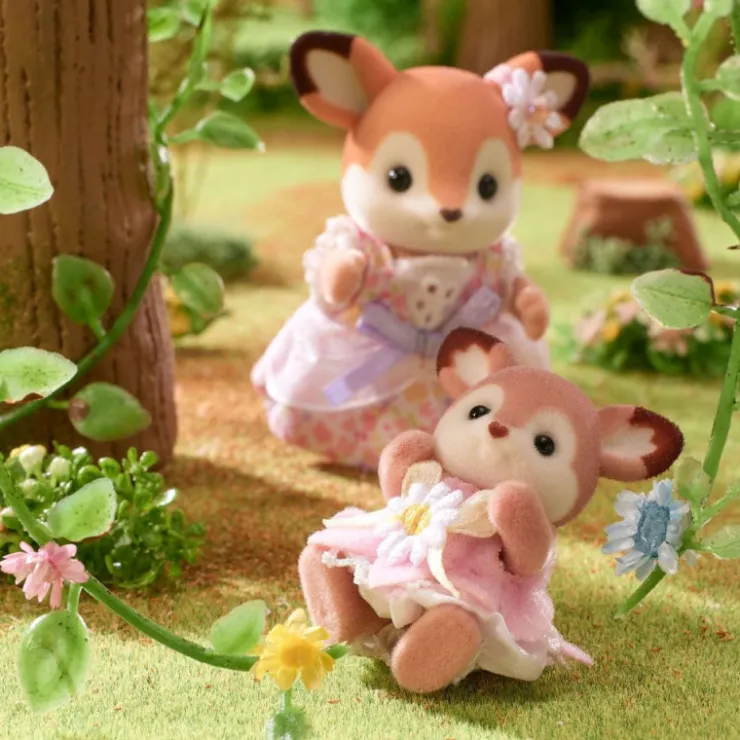 Bebé Ciervo Columpio Floral>Sylvanian families Discount