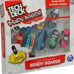 Bendy Boards Pack 10 Rubberized Fingerboards>Tech deck New