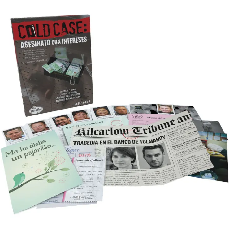 Think Fun Cold Case 3: Juego de Mesa de Adulto Asesinato con Intereses>Otras marcas Outlet