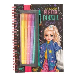 Neon Doodle Book Cuaderno para Colorear con Rotuladores de Gel>Topmodel Hot