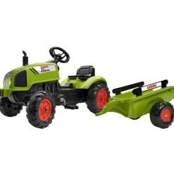 Tractor Claas Verde con Remolque>Otras marcas