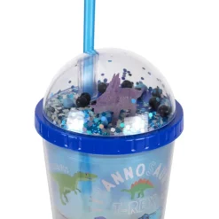 Vaso con Pajita y Pulsera Dino Brilla en la Oscuridad>Otras marcas Clearance