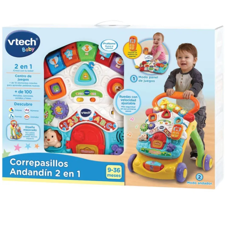 Baby Andador Andandín 2 en 1>Vtech New