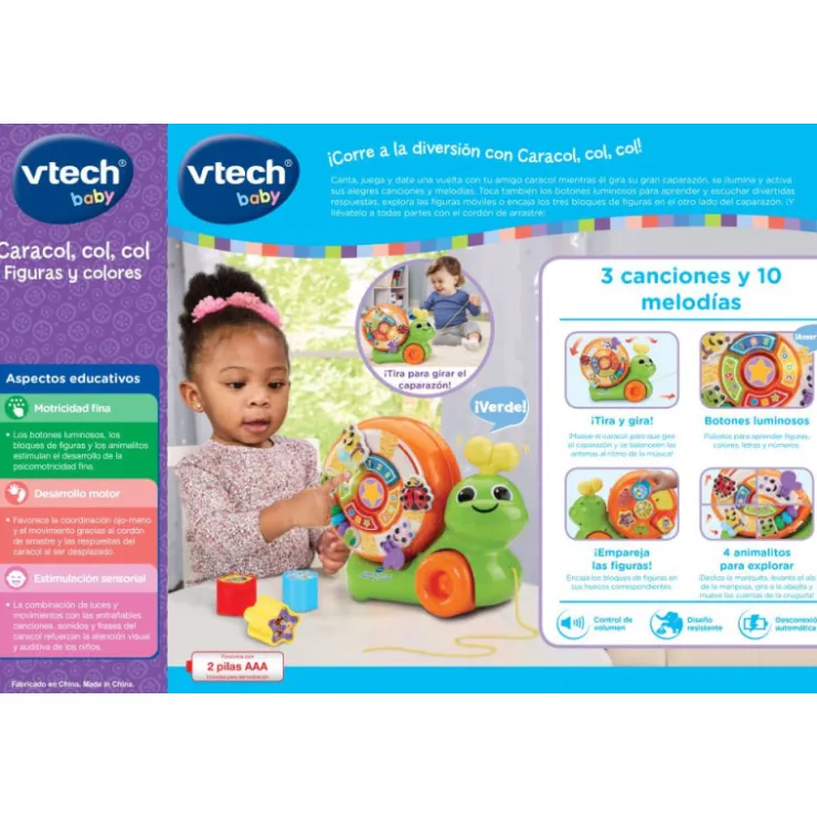 Baby Caracol, Col, Col Figuras y Colores>Vtech Outlet