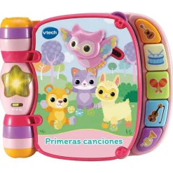 Baby Primeras Canciones Rosa Libro Interactivo para Bebés>Vtech