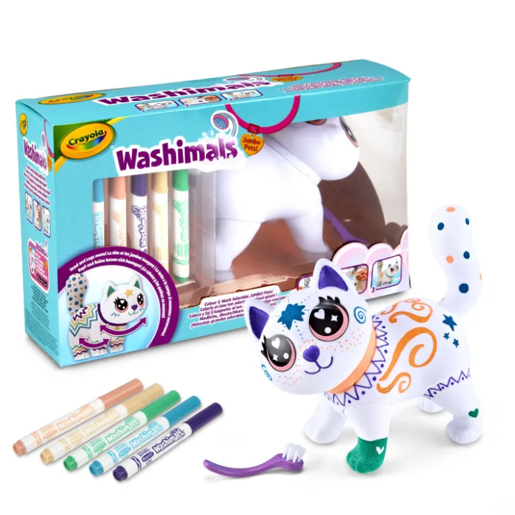 Whasimals Jumbo Pets La Gran Jenny para Colorear 15 cm>Crayola