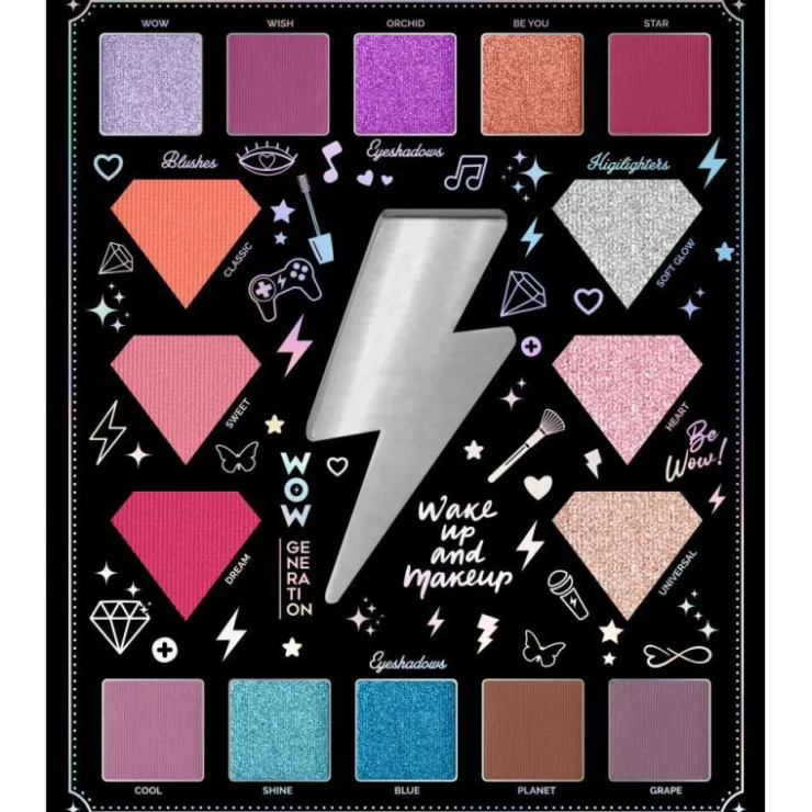 Paleta Cosmética Rayo>Wow generation New